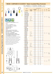 日成圓形尼龍絕緣端子 RFN